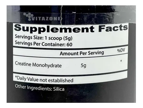Creatina Monohidratada 60 Servicios