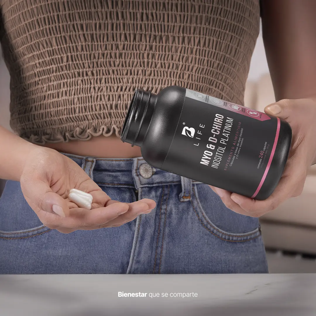 Myo & D-Chiro Inositol Platinum B Life® – Balance femenino en proporción natural 40:1