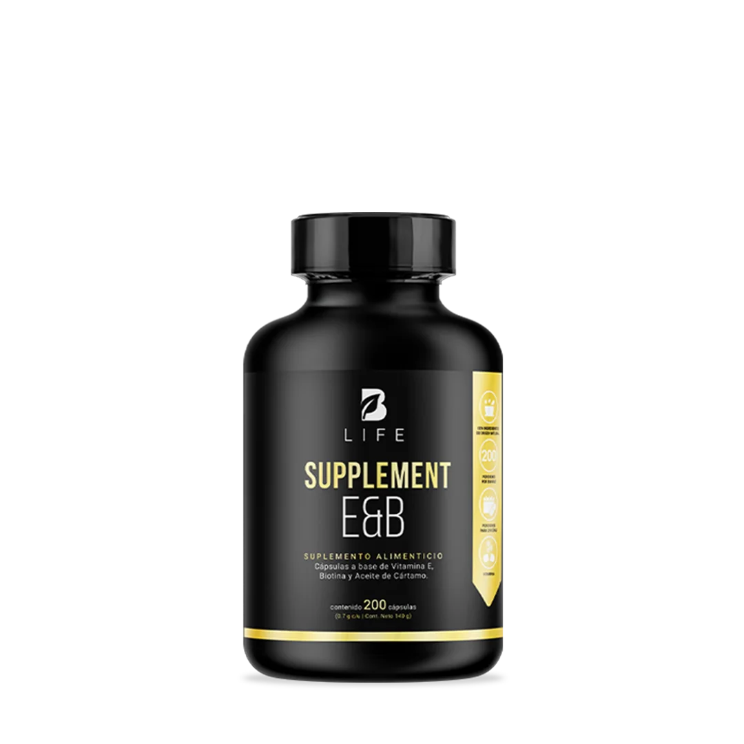 Vitamina E & Biotina B Life® – 200 cápsulas