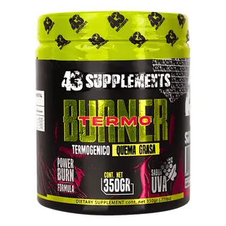 Pre - Entreno Burner Quema Grasa – 350g Sabor Uva