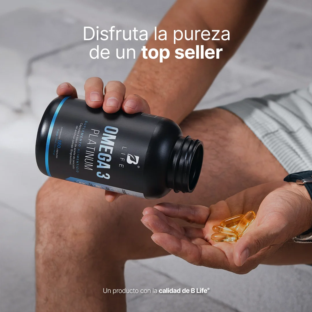 Omega 3 Platinum B Life® – Aceite de anchoa salvaje puro