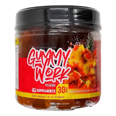 Pre- Entreno Gummy  – Sabor Piña Enchilada