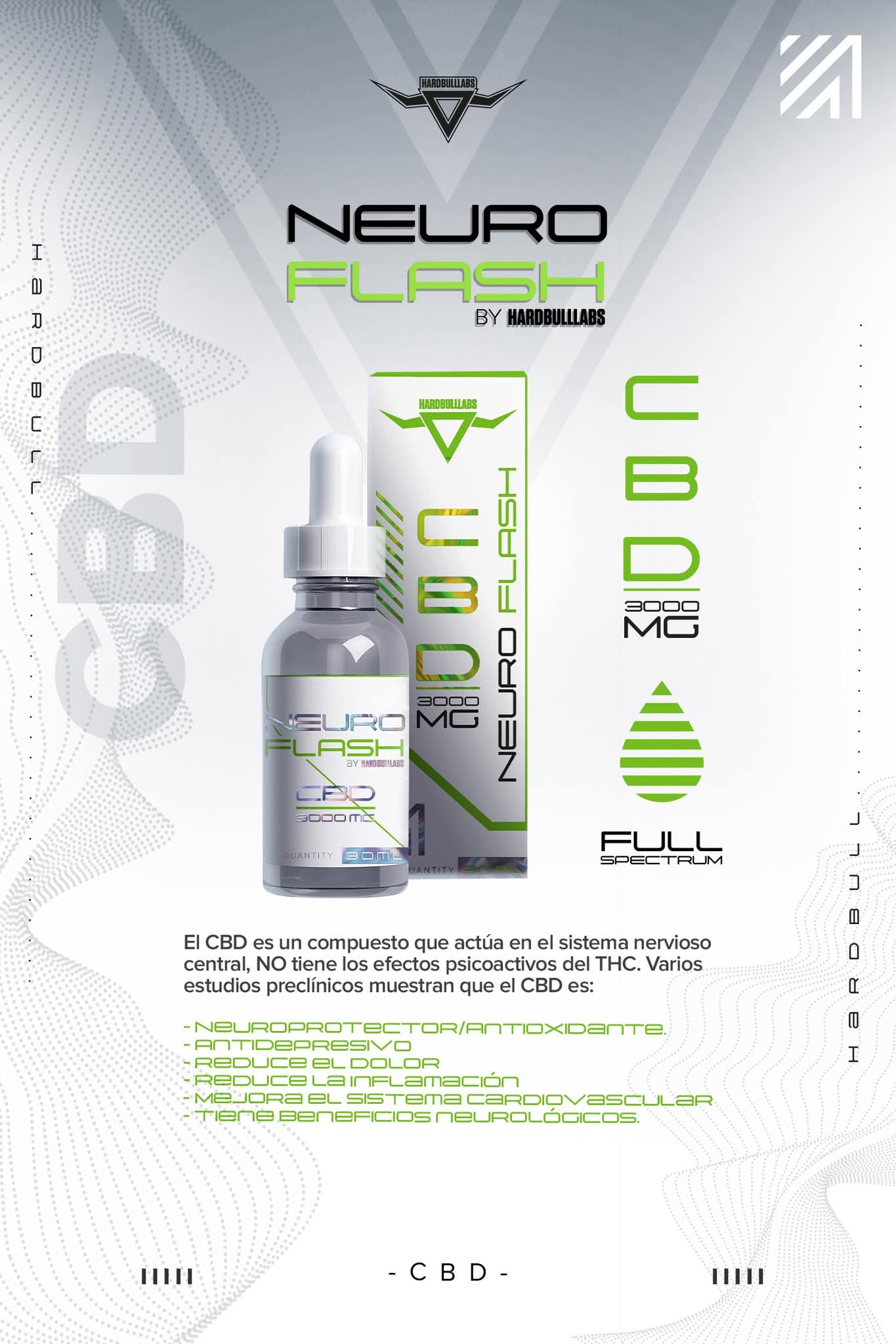 Neuro Flash CBD 3000 mg Full Spectrum