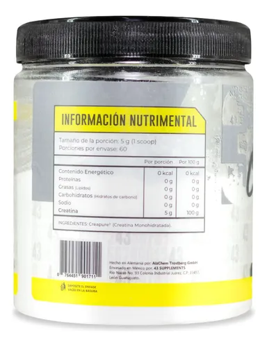 Creatina Monohidratada Creapure 300 g