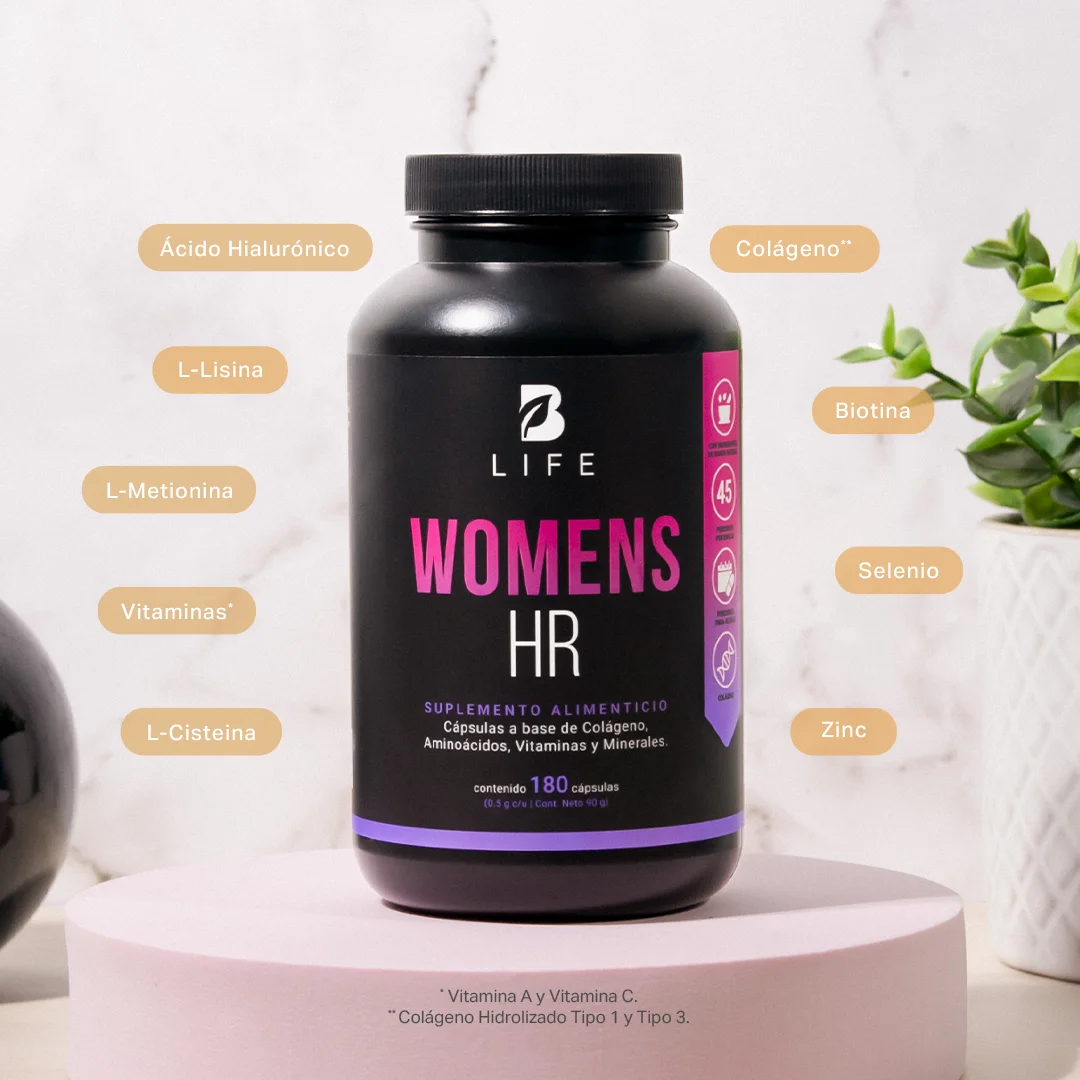 Womens HR B Life® – Colágeno + Vitaminas & Minerales