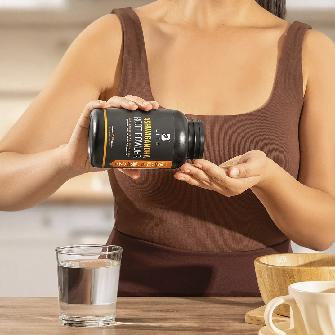 Ashwagandha Root Powder B Life® – Relajación y enfoque natural