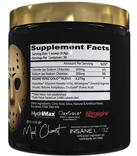 Insane Labz Insane Veinz Gold – Apple