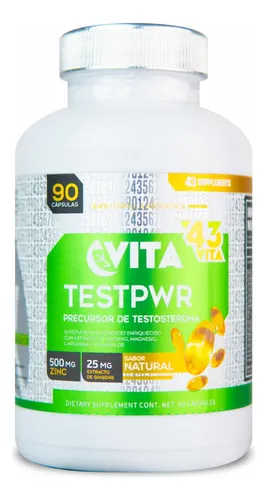 Vita Testpwr – Precursor de Testosterona 90 cápsulas