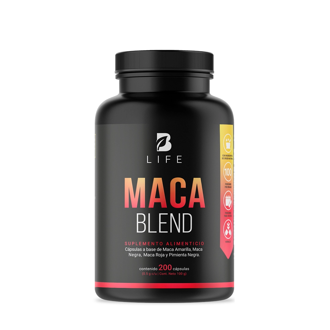 Maca Blend B Life® – Energía y vitalidad con Maca Amarilla, Negra y Roja