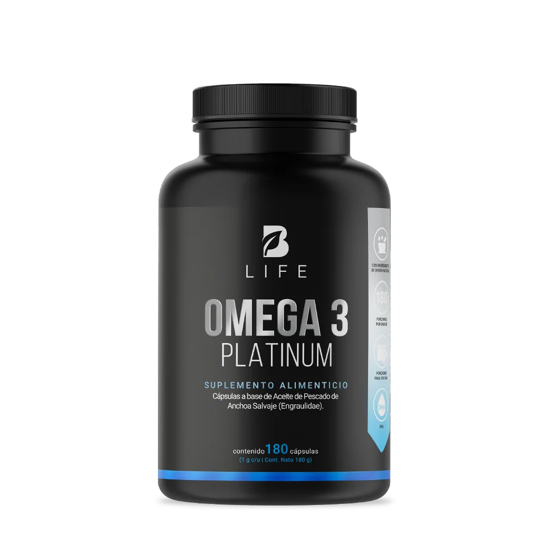 Omega 3 Platinum B Life® – Aceite de anchoa salvaje puro