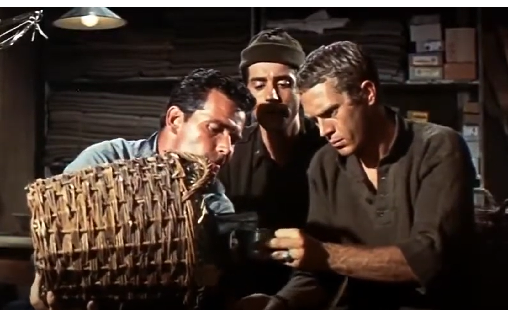 Eau de Vie Bottle in willow basket