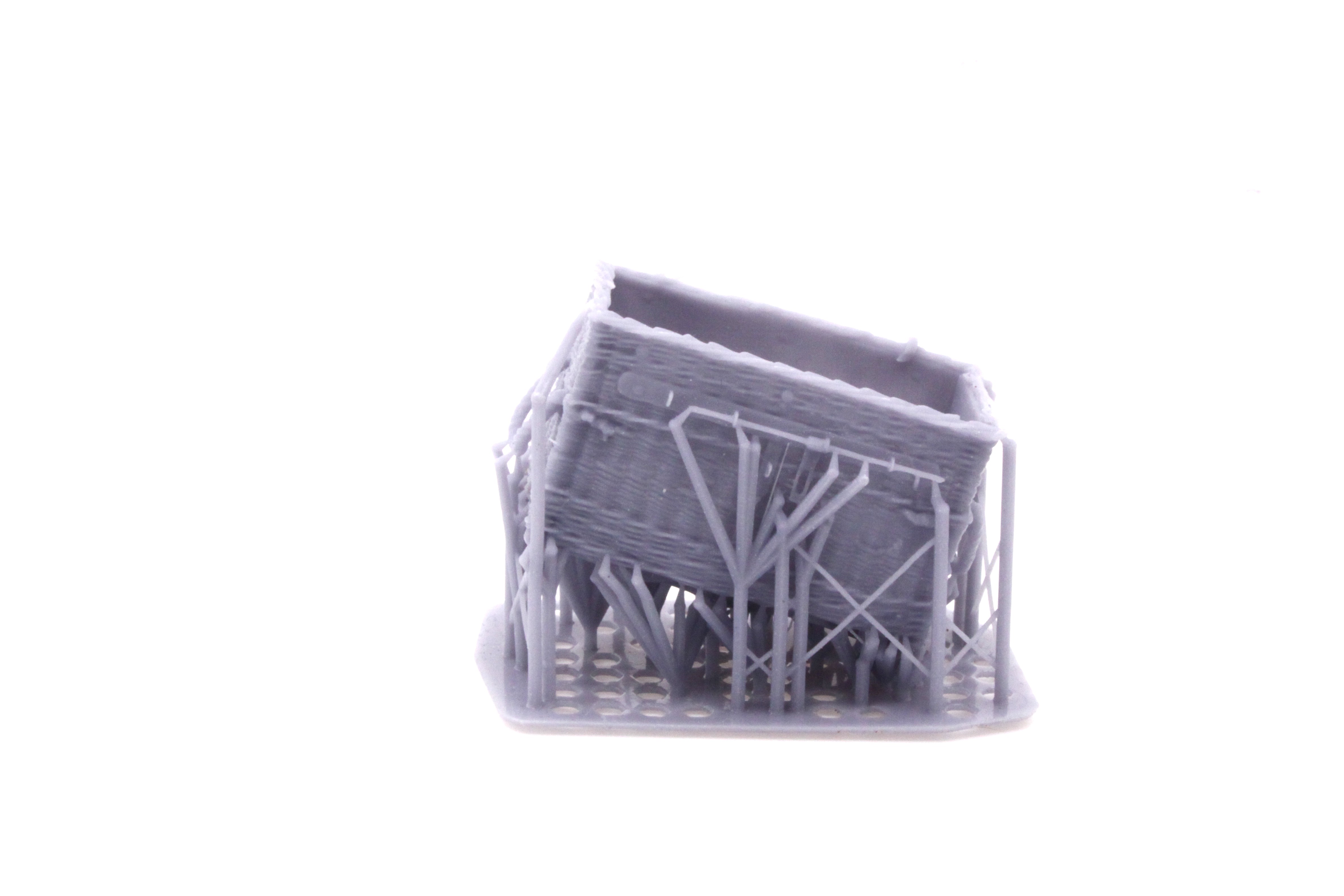 Wicker pack mule drop basket open.