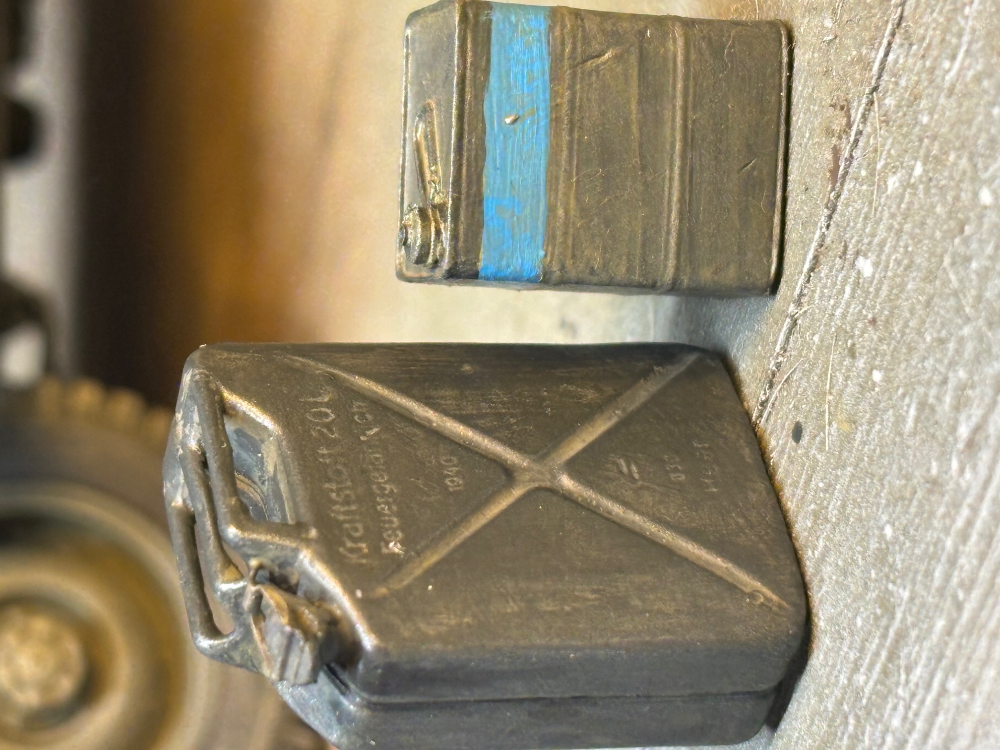 German 10 litre petrol or oil can