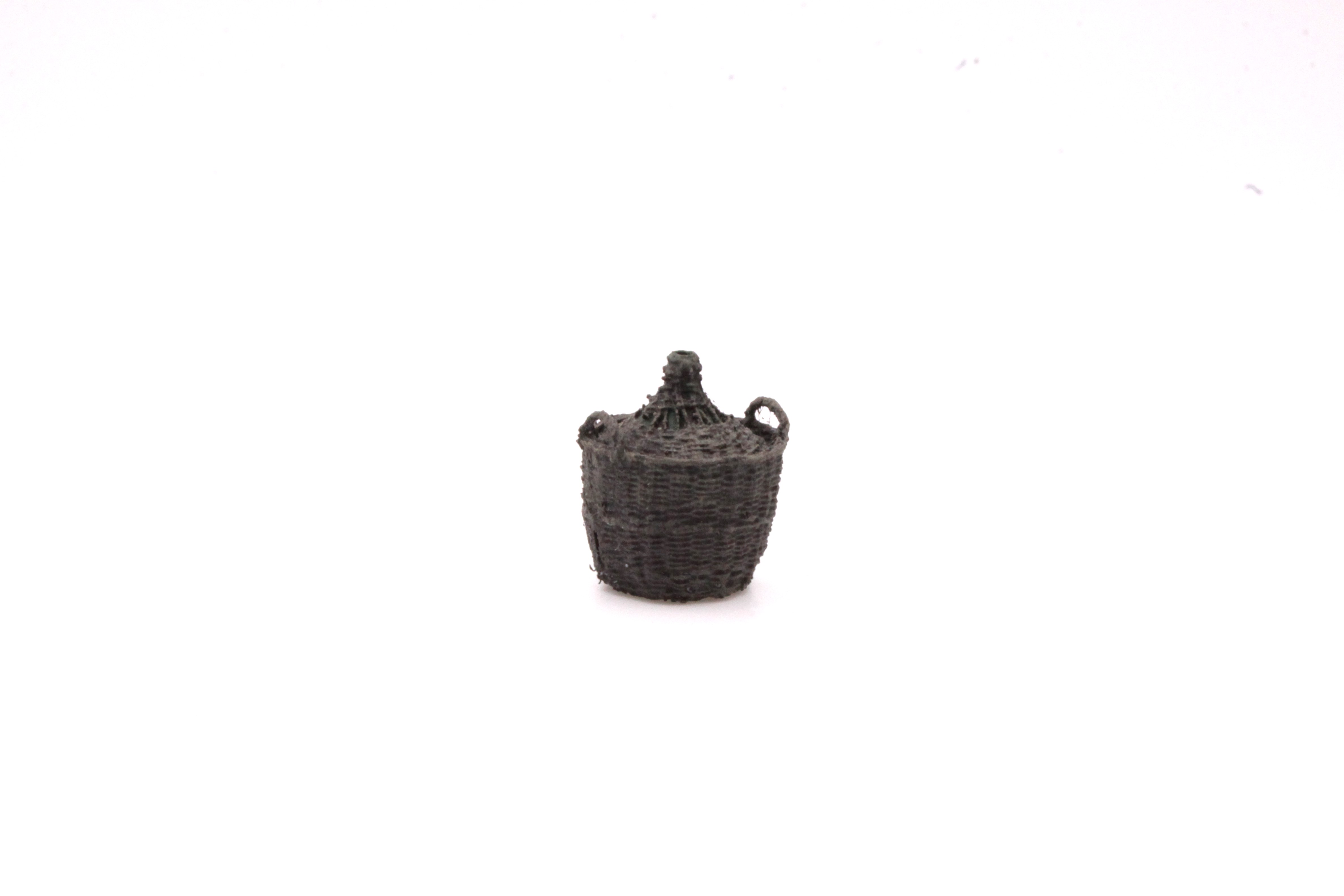 Eau de Vie Bottle in willow basket