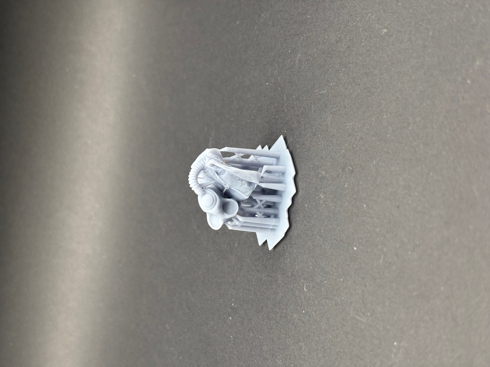 Gas Mask bag with Gas Mask hanging out