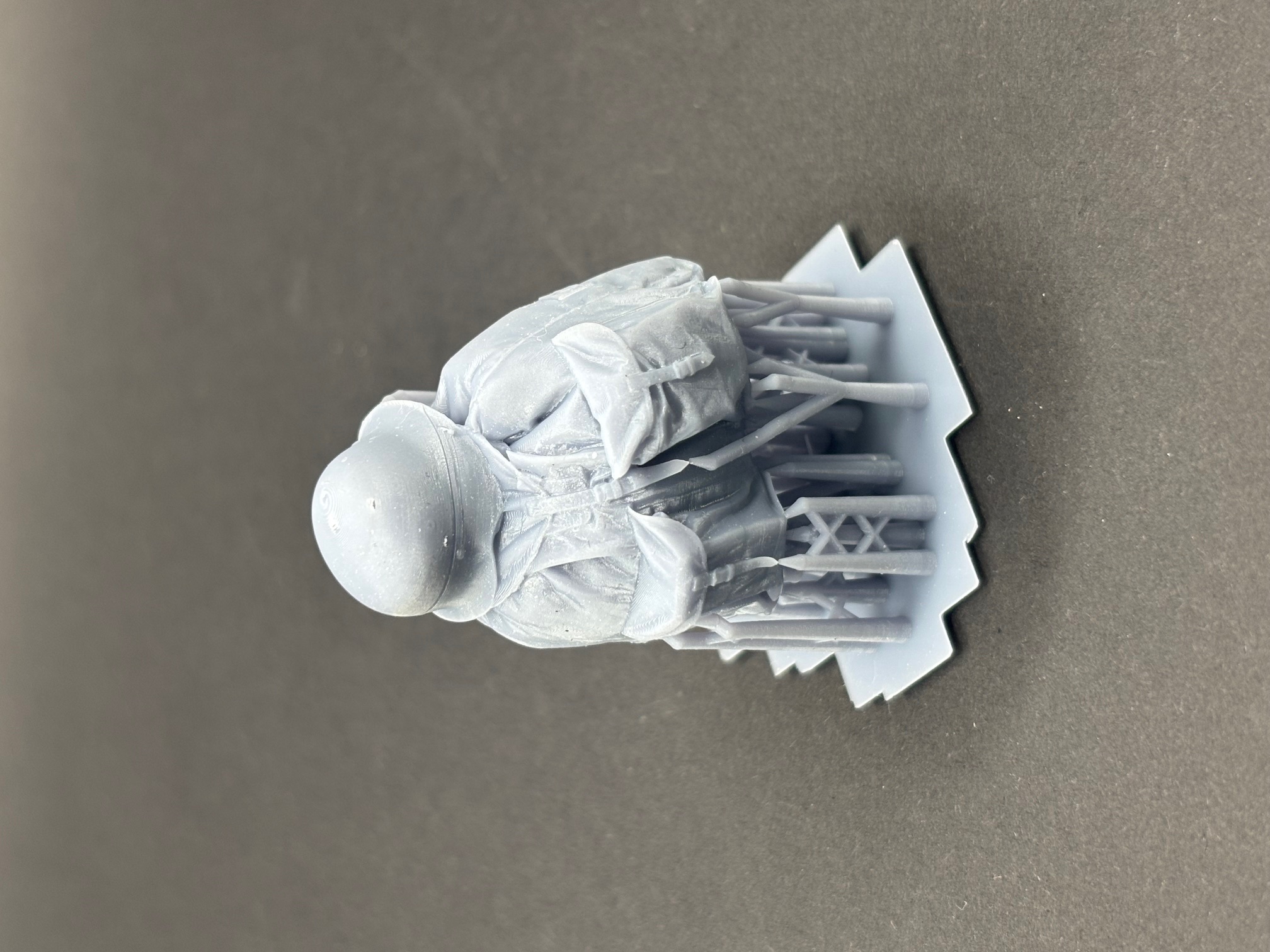 Hanging German M31 Backpack with helmet B