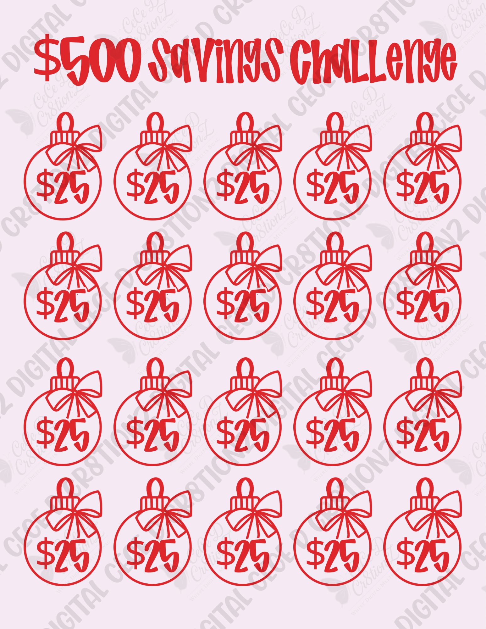 Christmas Savings Planner