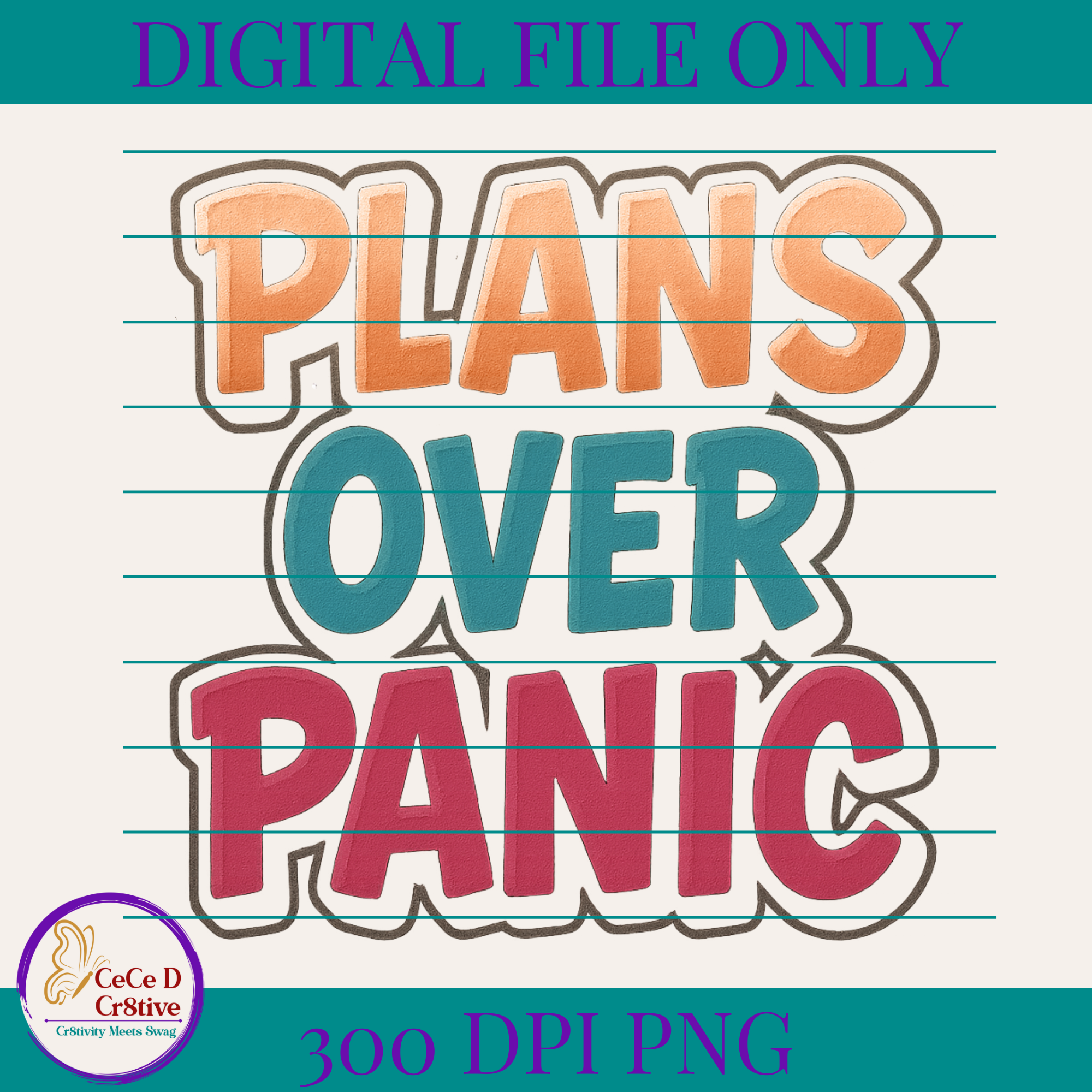 Plans Over Panic PNG