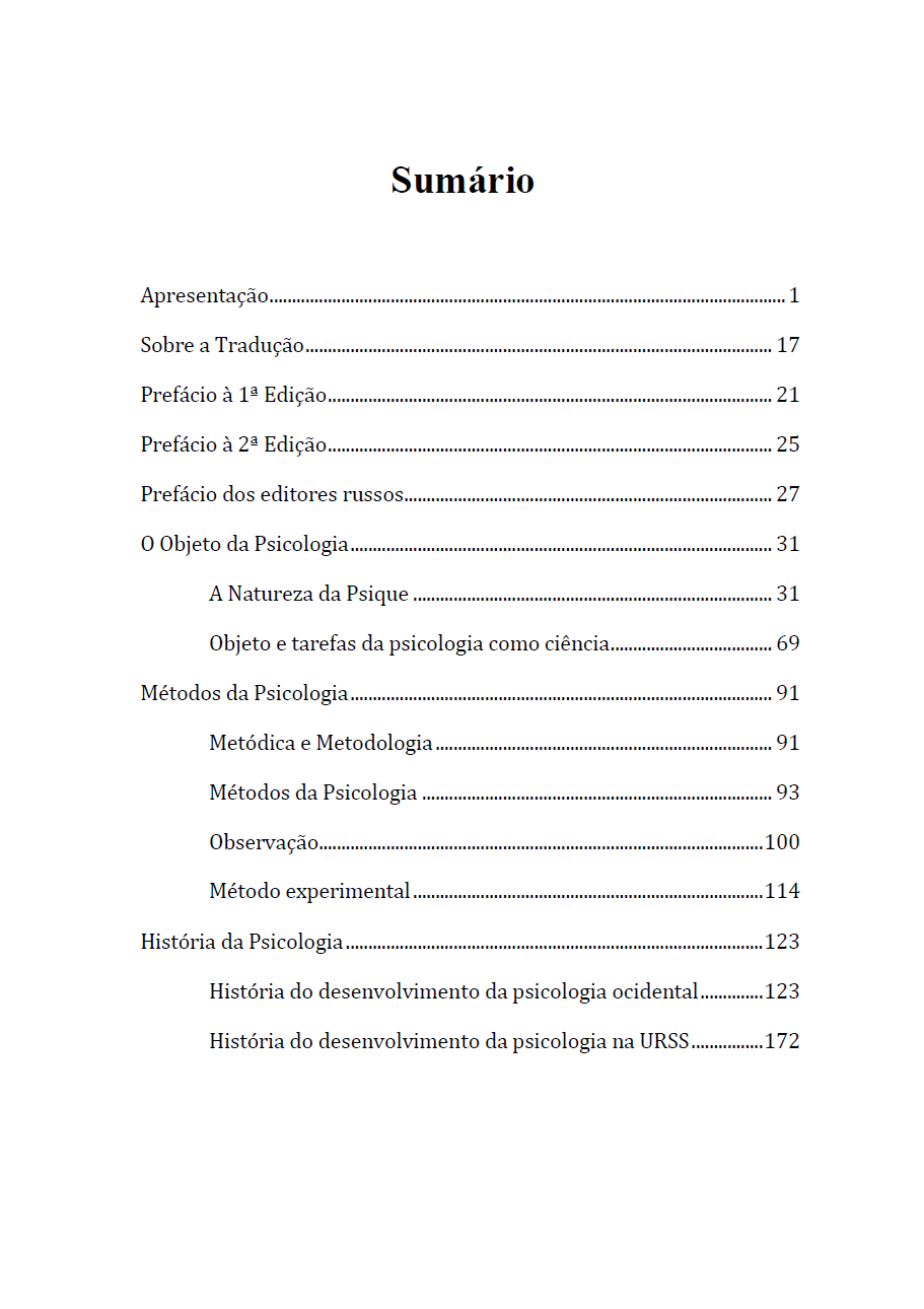 S.L. Rubinstein - Fundamentos da Psicologia Geral, vol. 1