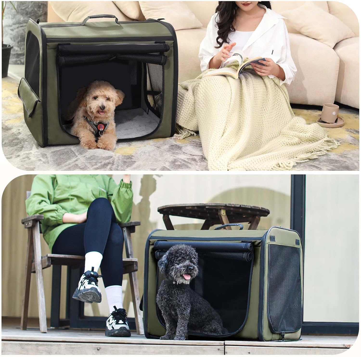 Dog Car Carrier Light Weight, Portable and Breathable, Foldable