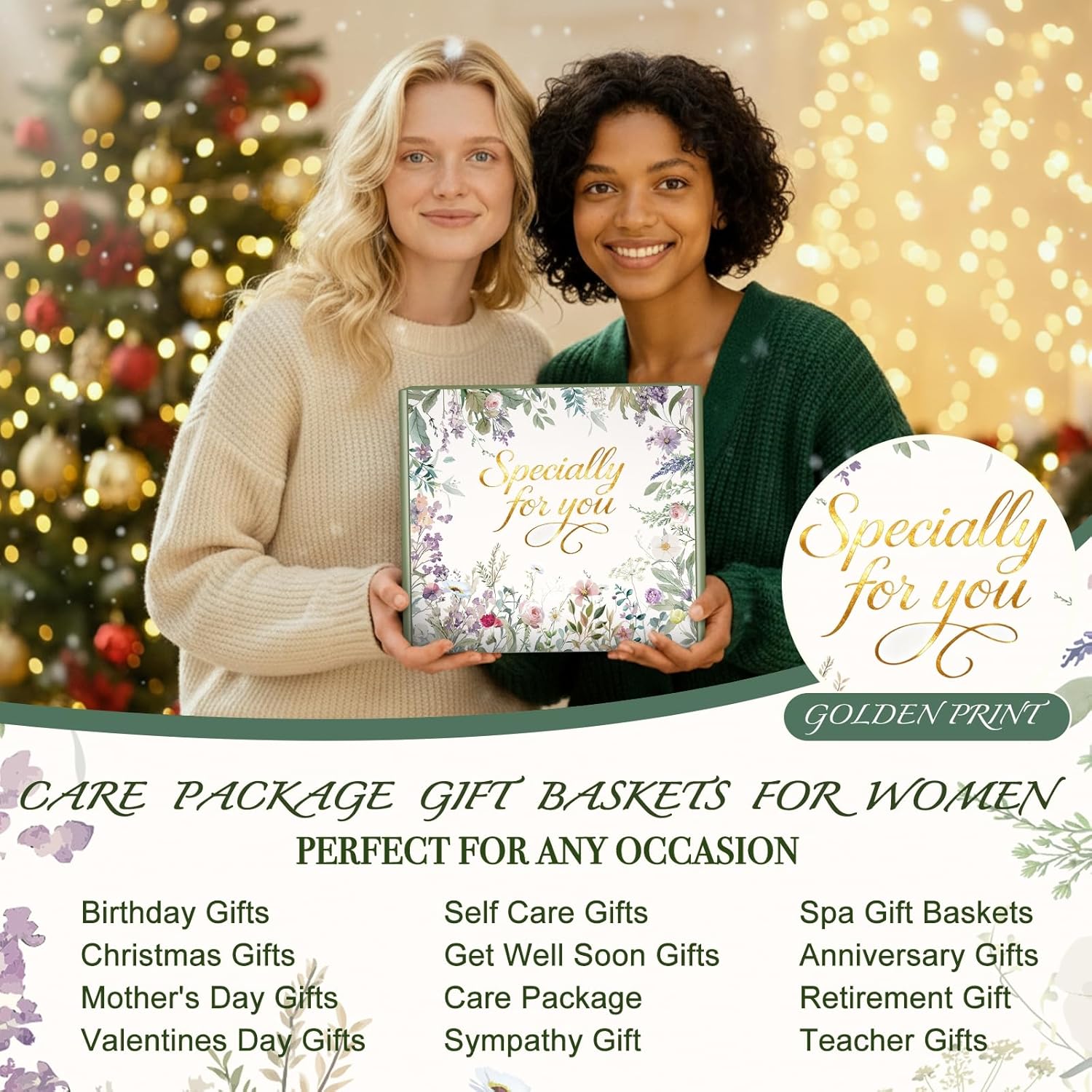 Spa Care Package, Self Care Gift Baskets for Women