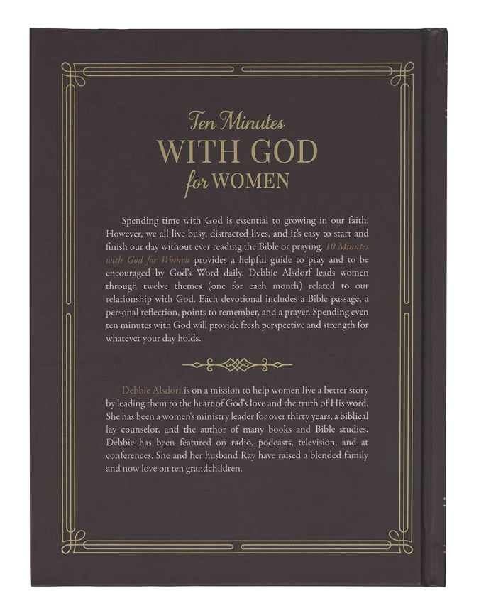 Ten Minutes with God for Women Hardcover Daily Devotional