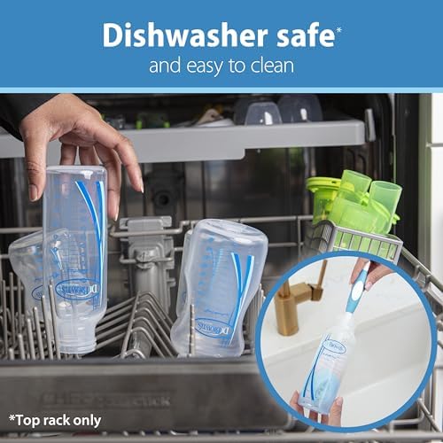 Dr. Brown's Natural Flow Anti-Colic Options+ Narrow Baby Bottle, 4 oz/120 mL