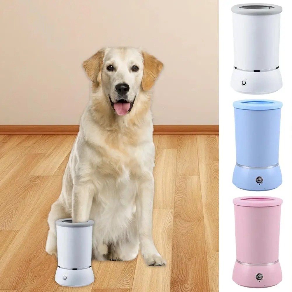 🐾 Pet Paw Washer Cup – Gentle, Portable & Easy-Clean Design