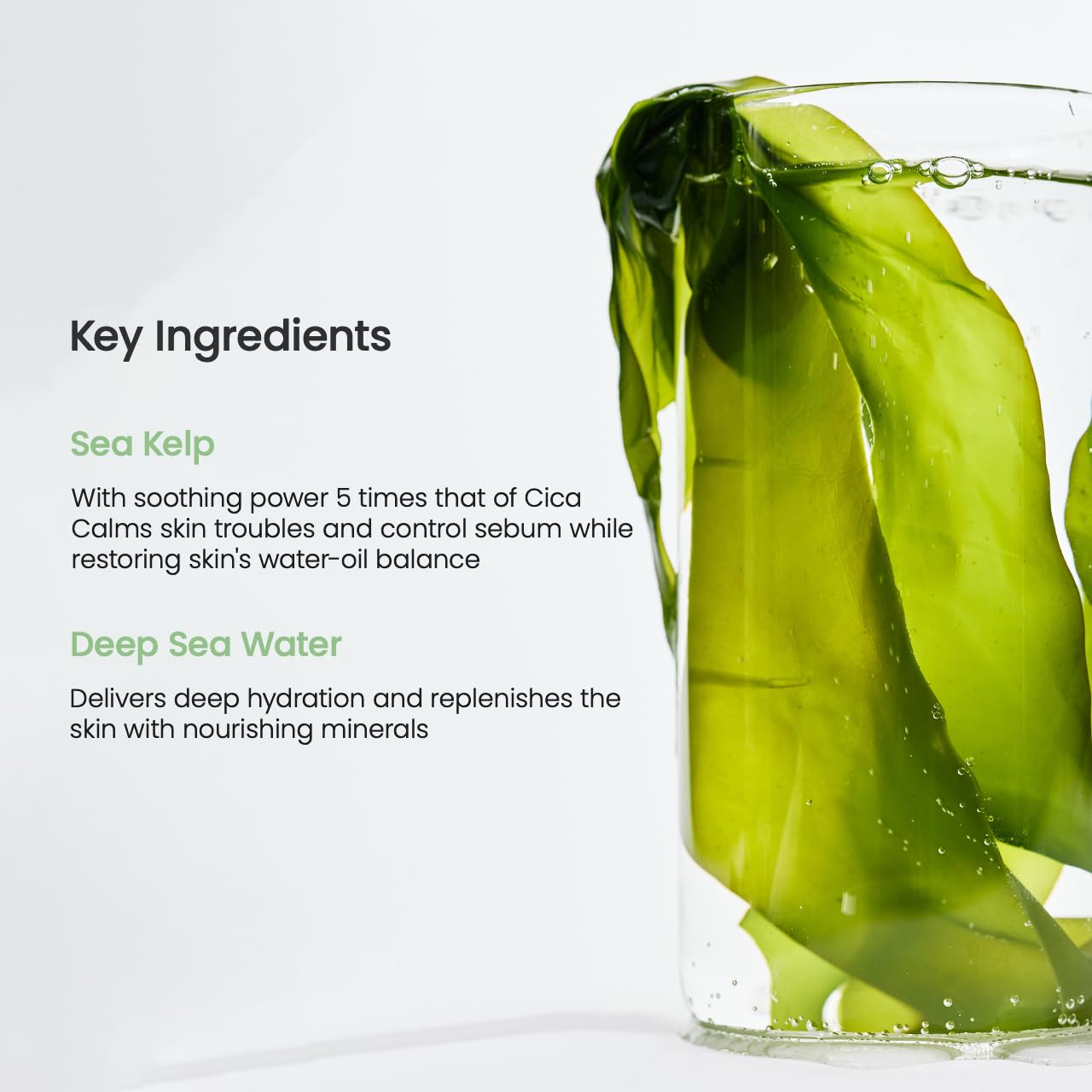 BIODANCE Refreshing Sea kelp Real Deep Mask, Overnight Hydrogel Mask, Calming