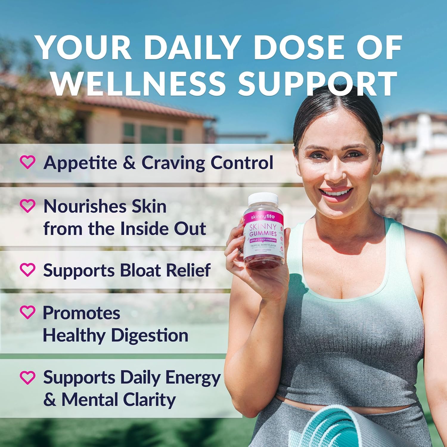 SkinnyFit Skinny Gummies Apple Cider Vinegar Gummies 