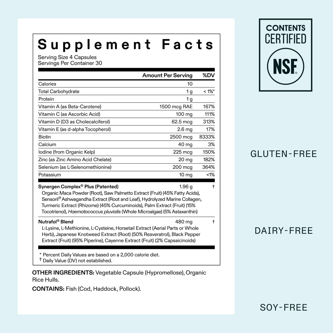 Nutrafol Women's Balance Hair Growth Supplements