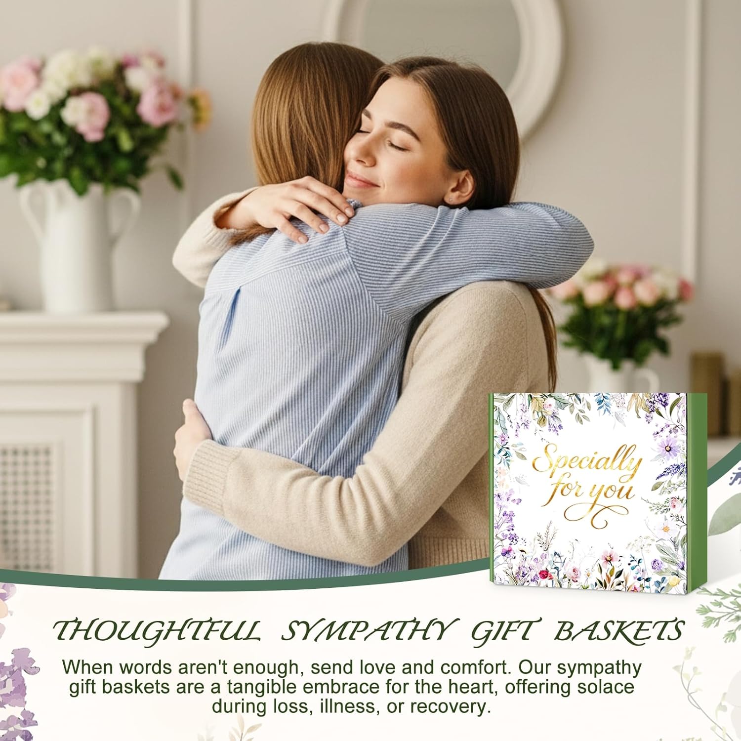 Spa Care Package, Self Care Gift Baskets for Women