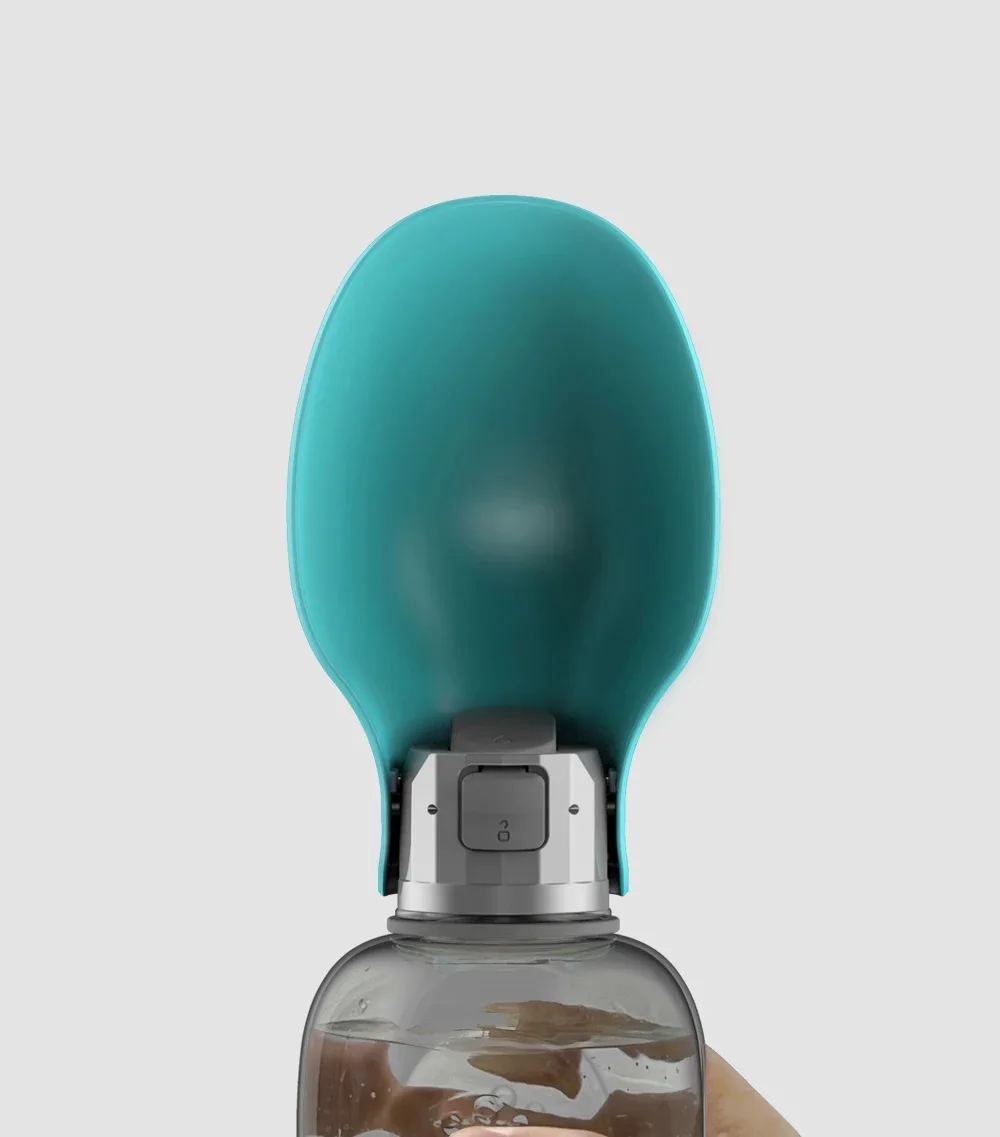 🐶 Portable Dog Water Bottle Dispenser – Leak-Proof with Built-In Bowl
