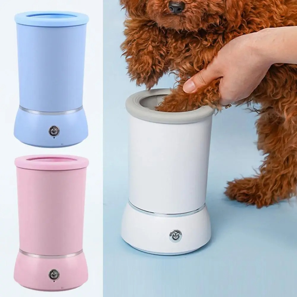 🐾 Pet Paw Washer Cup – Gentle, Portable & Easy-Clean Design