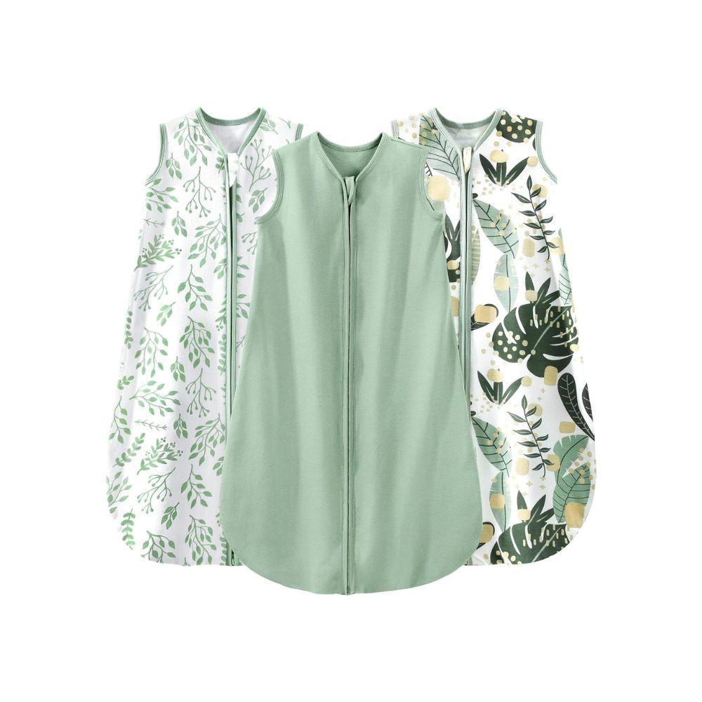 Baby Sleep Sack 6-12 Months Wearable Blanket for Babies 100% Organic Cotton 2-Way Zipper