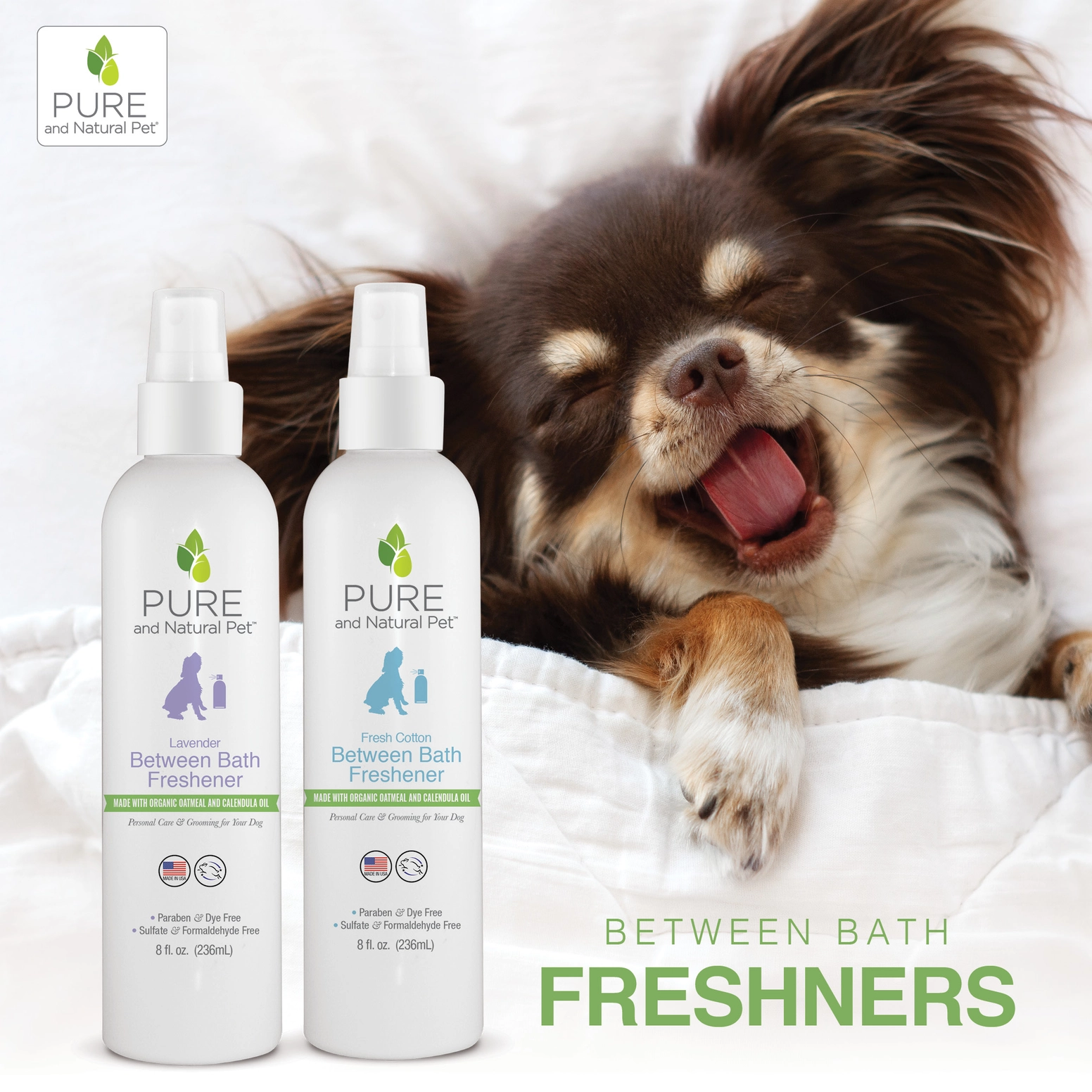 Between Bath Freshener For Dogs - Fresh Cotton