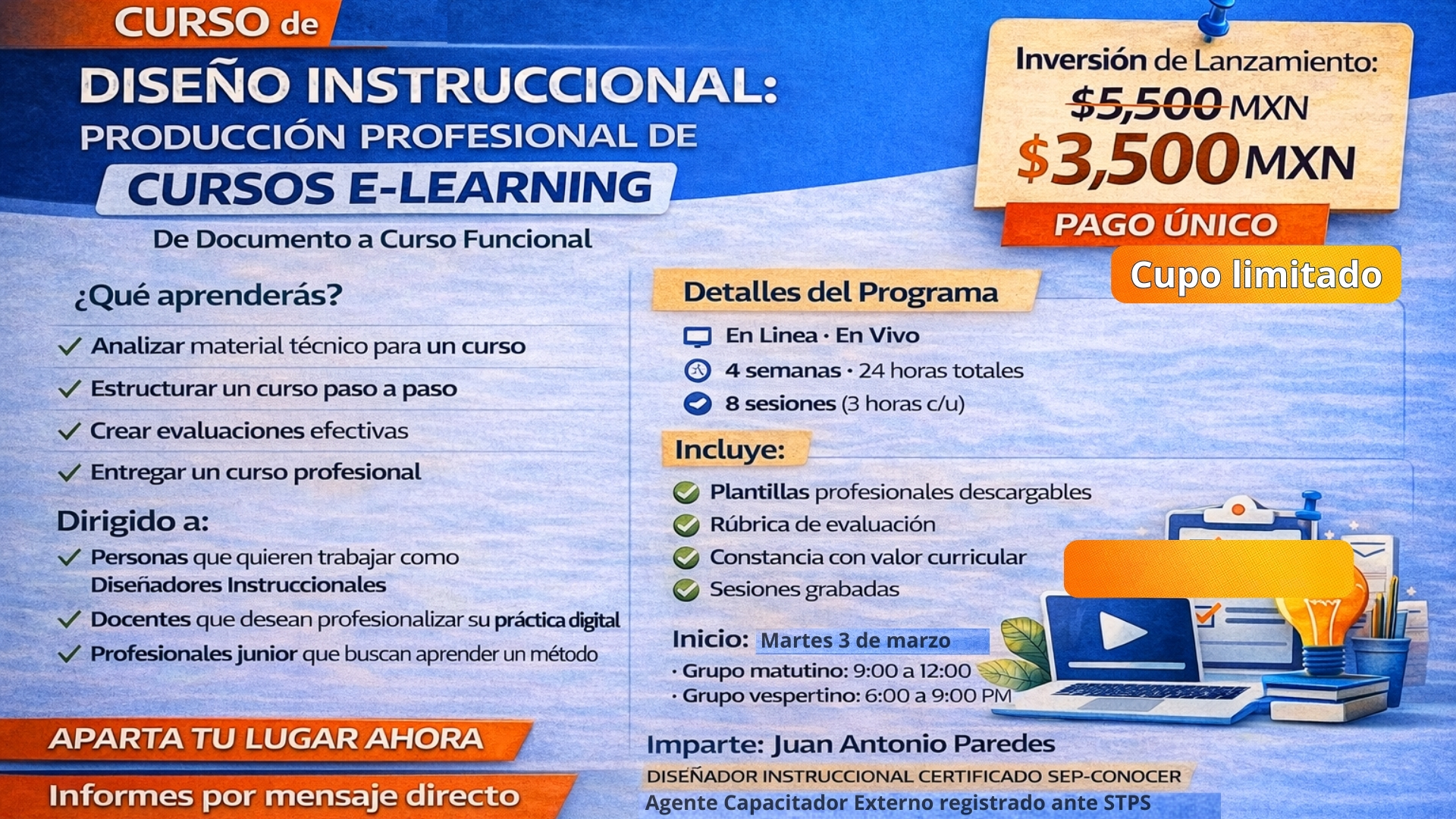 Diseño Instruccional: Producción Profesional de Cursos e-Learning