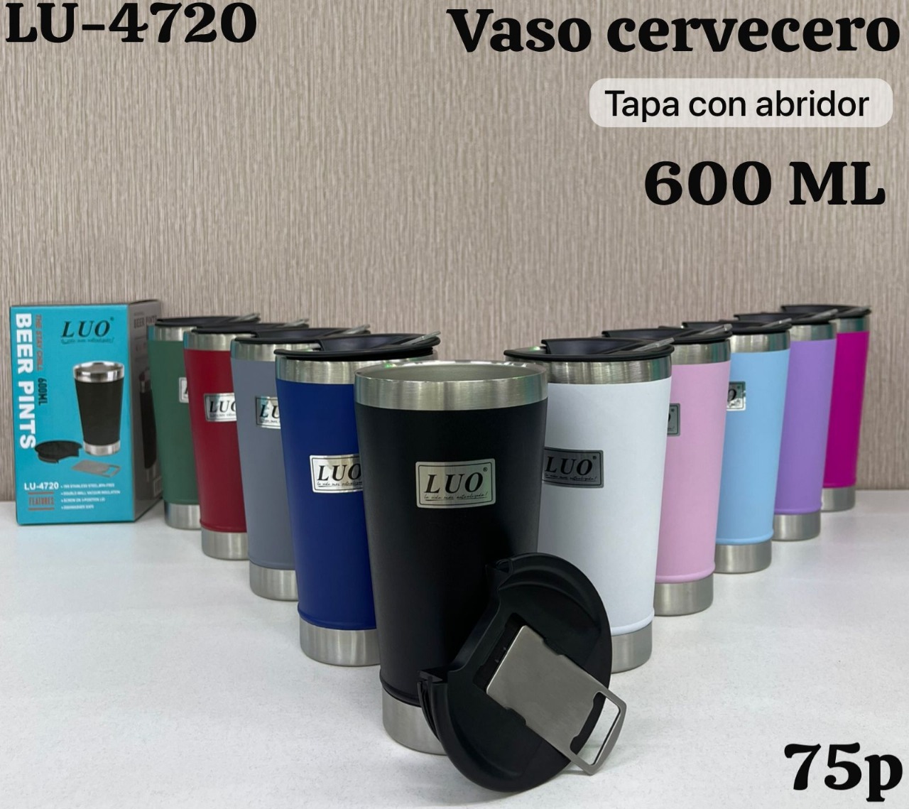 Vaso cervecero 600 ML (4720)