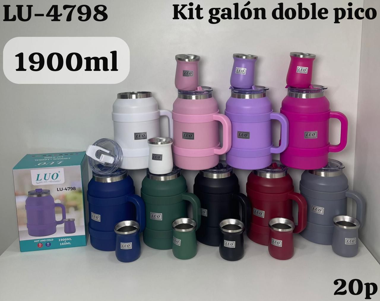 Kit galón doble pico 1900ml (4798)