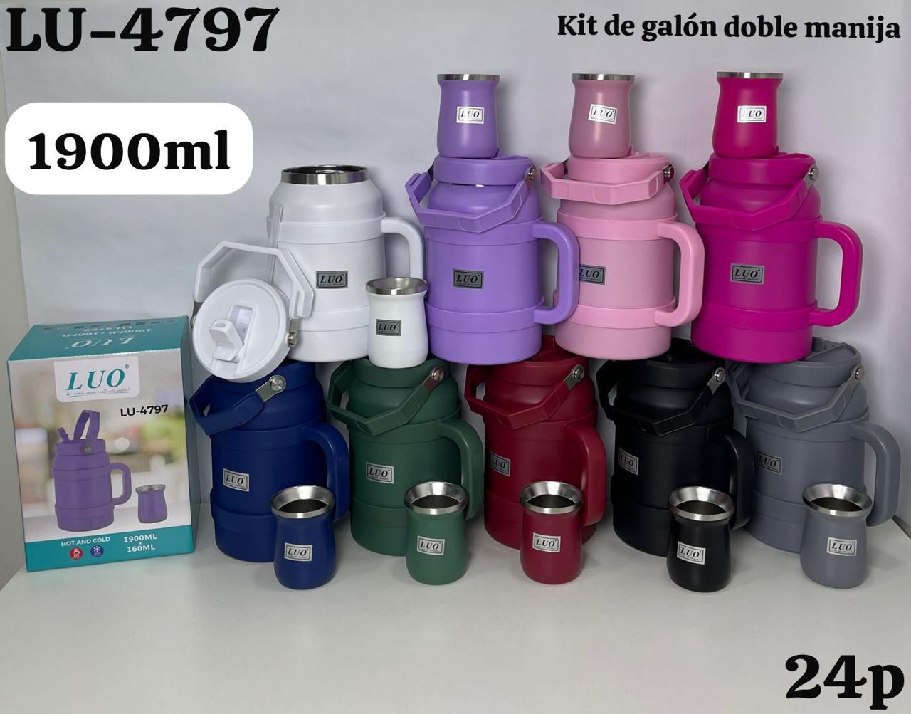 Kit de galón doble manija 1.9L (4797)