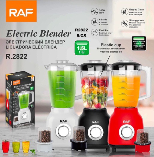 Licuadora RAF 2 en 1(2822)