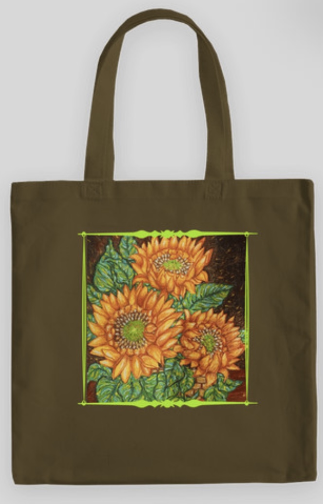 “Flowers of the Sun” Tote Bag