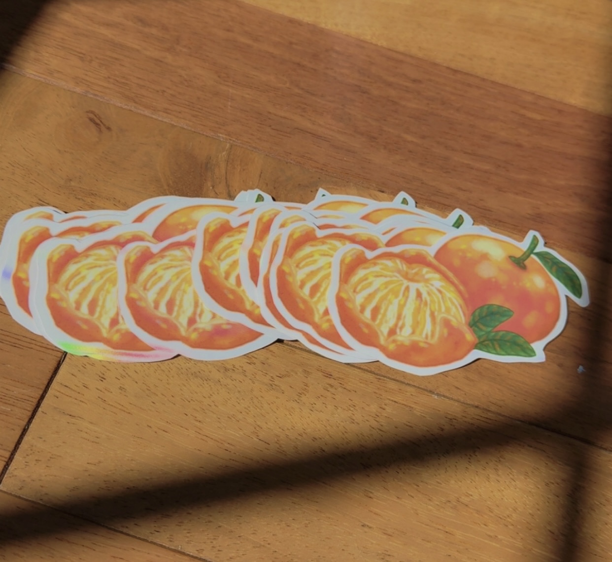 Orange Sticker