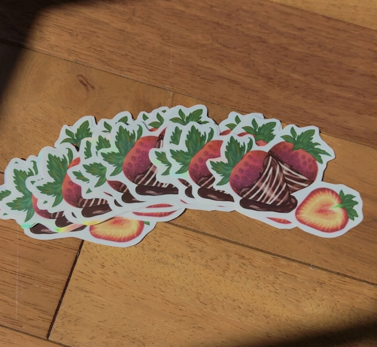 Chocolate Strawberry Stickers