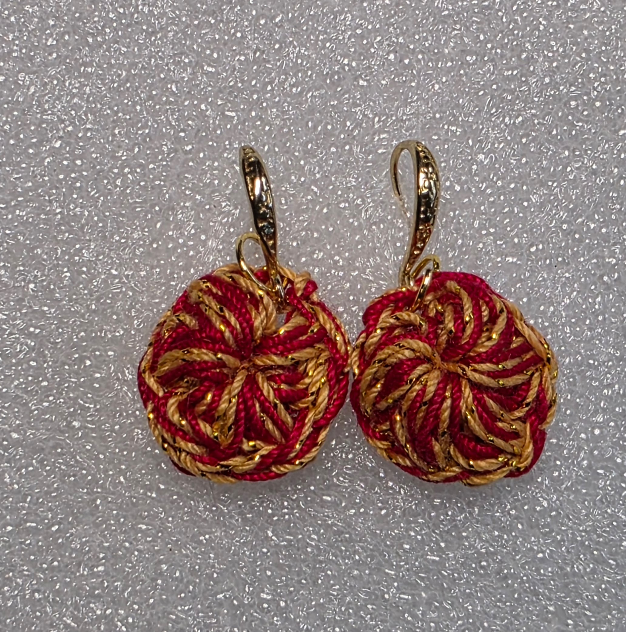 Golden Swirl earrings