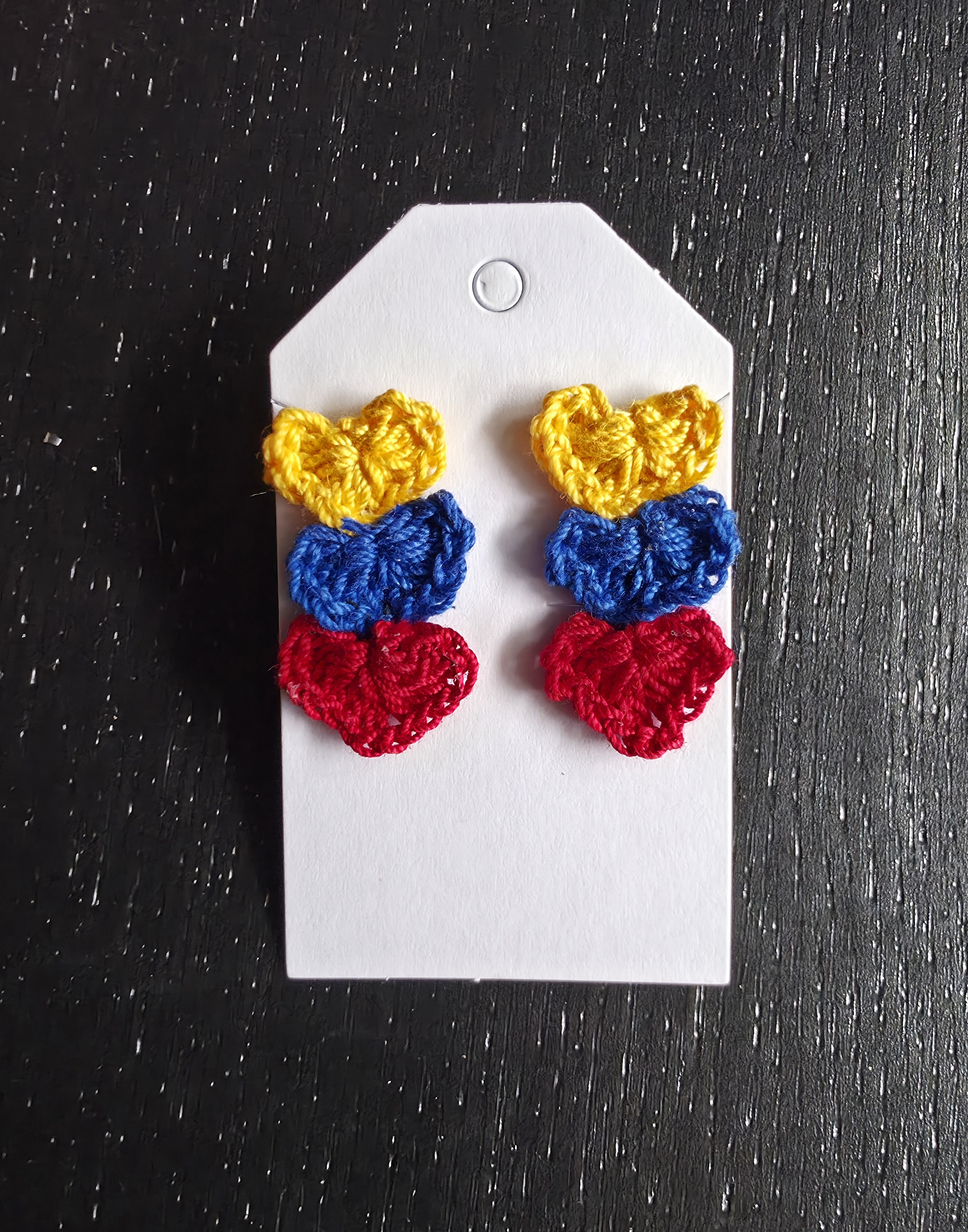 Aretes Florales Tricolor