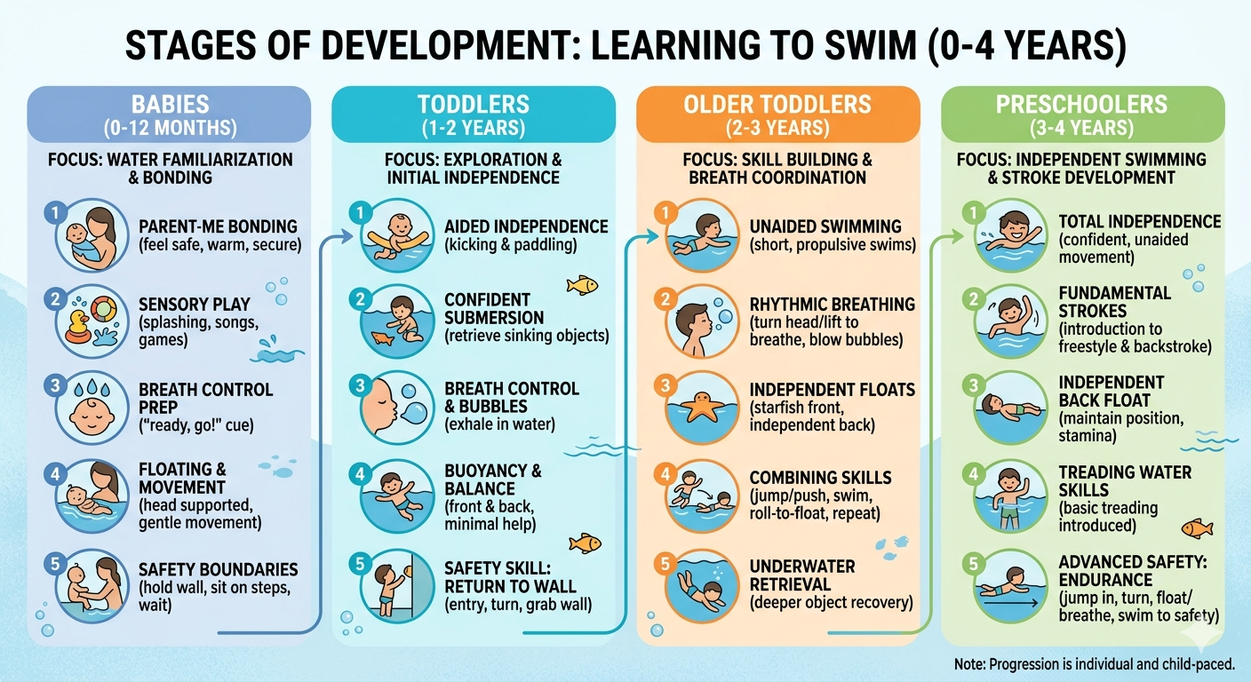 Swim Development Guide (0-4 Years)