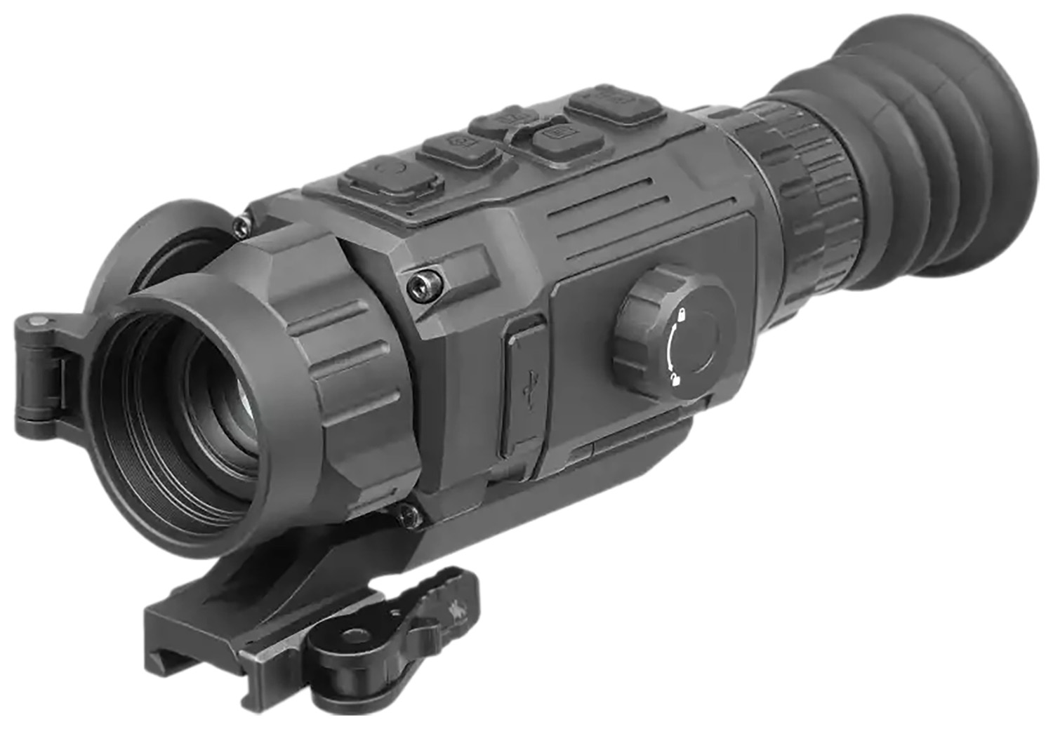 AGM Global Vision Rattler V2 19-256 Thermal Black 2.5-20x 19mm Multi Reticle, Digital 1x/2x/4x/8x Zoom 256x192, 50 Hz Resolution