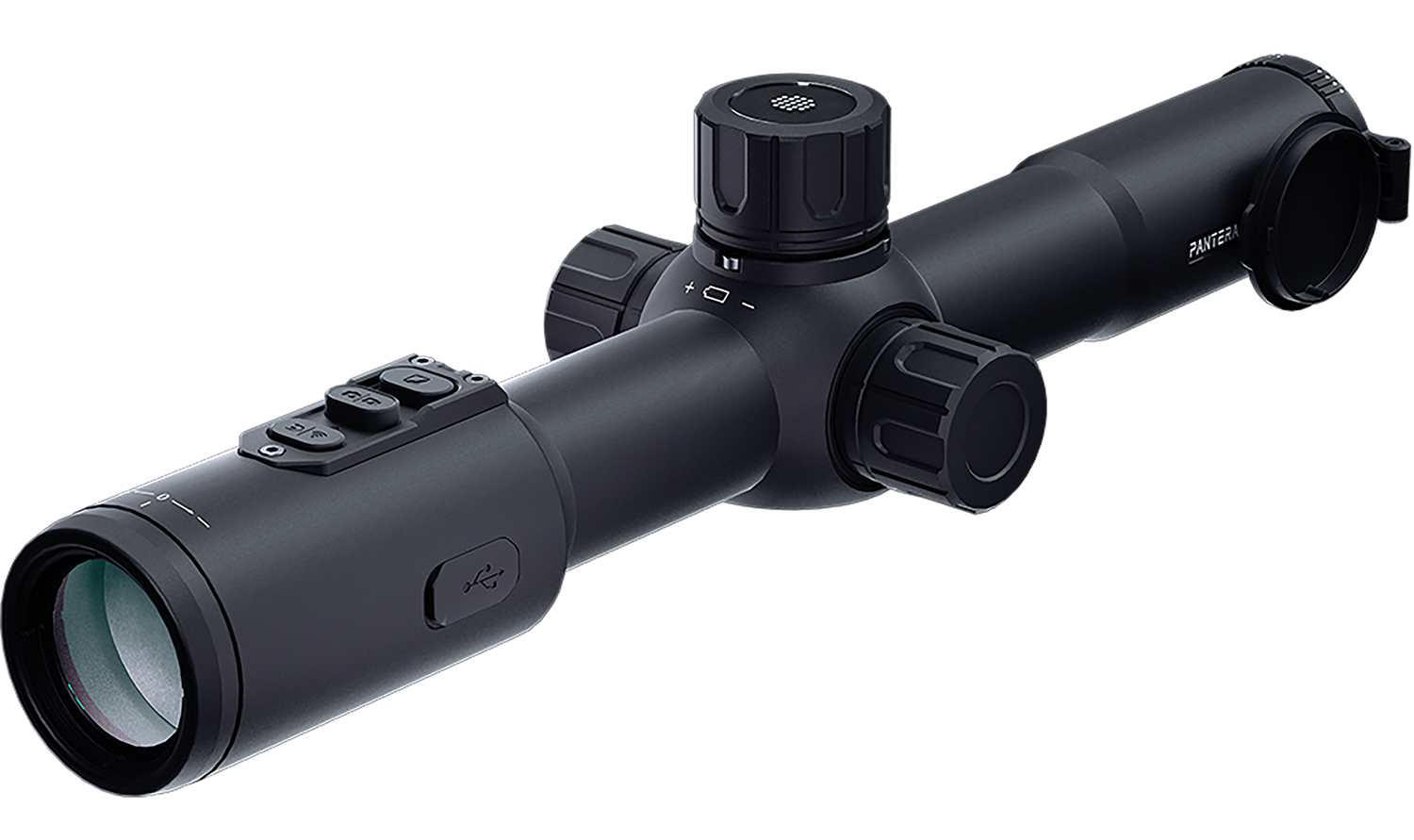PARD PA2Q-25 Pantera 256 Q Thermal Black 3.6x25mm, Multiple Reticle,Digital 2x/4x/6x/8x Zoom