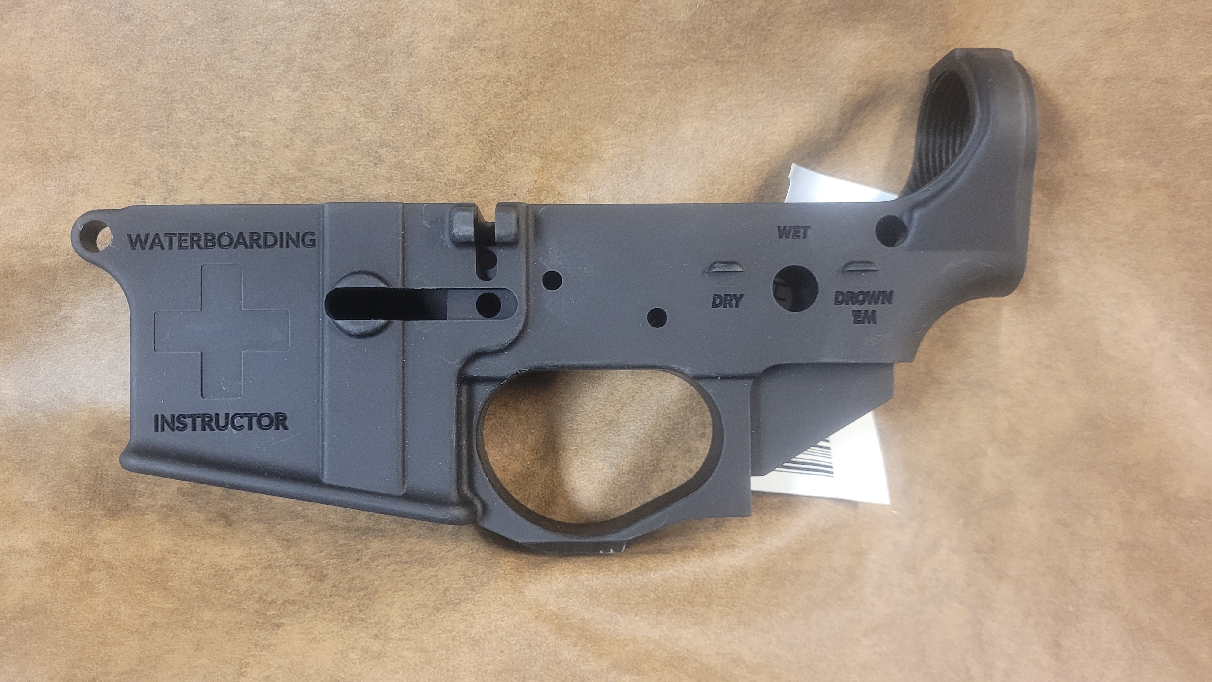 Spikes Water Boarding Instructor Stripped Lower Receiver